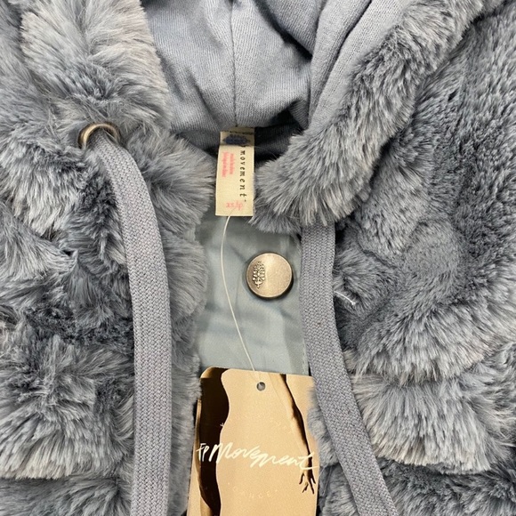 Free People Jacket Blue Soft Medium - Picture 5 of 5